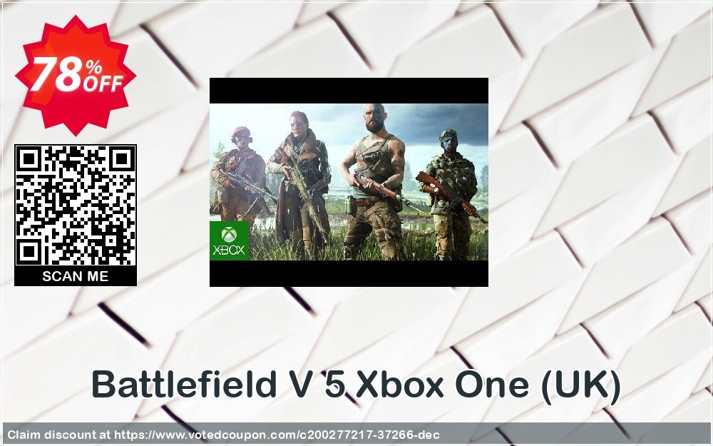 Battlefield V 5 Xbox One, UK  Coupon Code Apr 2024, 78% OFF - VotedCoupon