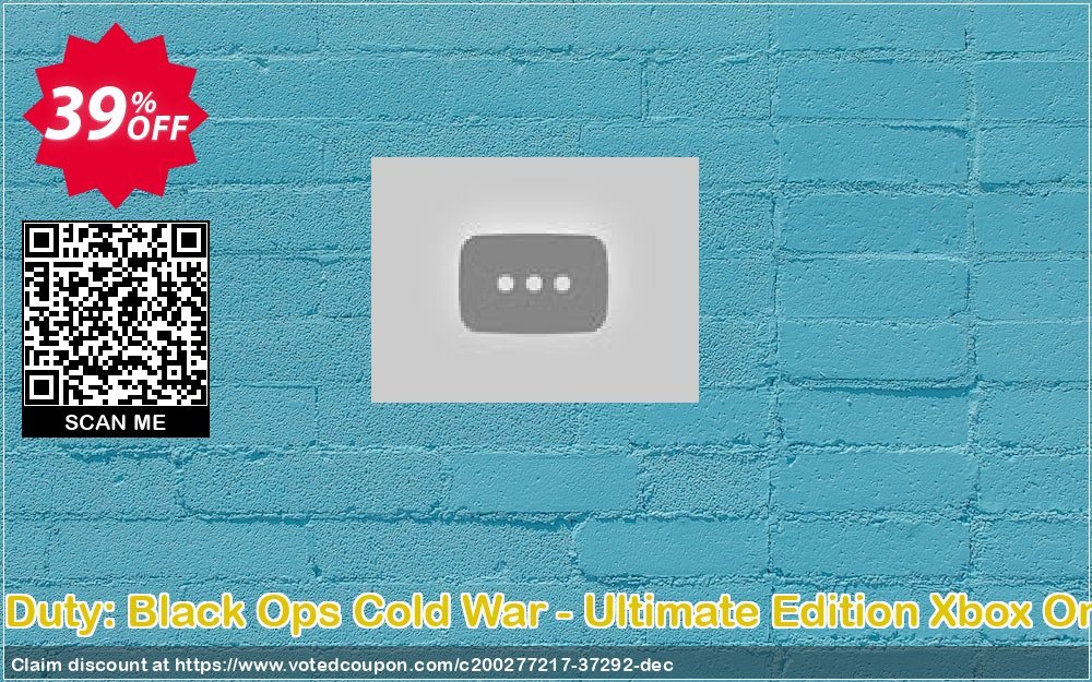 Call of Duty: Black Ops Cold War - Ultimate Edition Xbox One, UK  Coupon, discount Call of Duty: Black Ops Cold War - Ultimate Edition Xbox One (UK) Deal 2024 CDkeys. Promotion: Call of Duty: Black Ops Cold War - Ultimate Edition Xbox One (UK) Exclusive Sale offer 