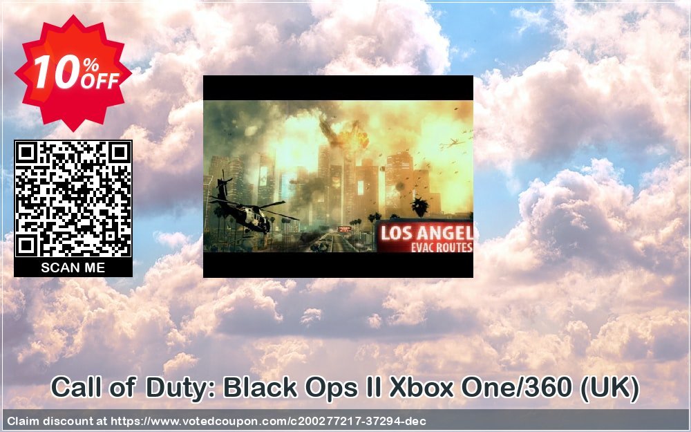 Call of Duty: Black Ops II Xbox One/360, UK  Coupon, discount Call of Duty: Black Ops II Xbox One/360 (UK) Deal 2024 CDkeys. Promotion: Call of Duty: Black Ops II Xbox One/360 (UK) Exclusive Sale offer 
