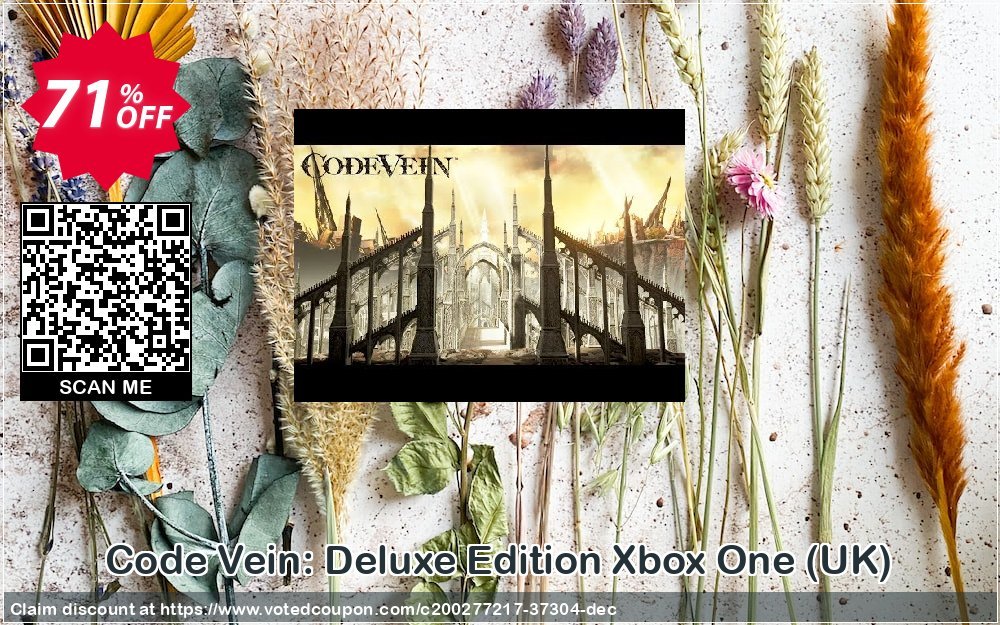 Code Vein: Deluxe Edition Xbox One, UK  Coupon Code May 2024, 71% OFF - VotedCoupon
