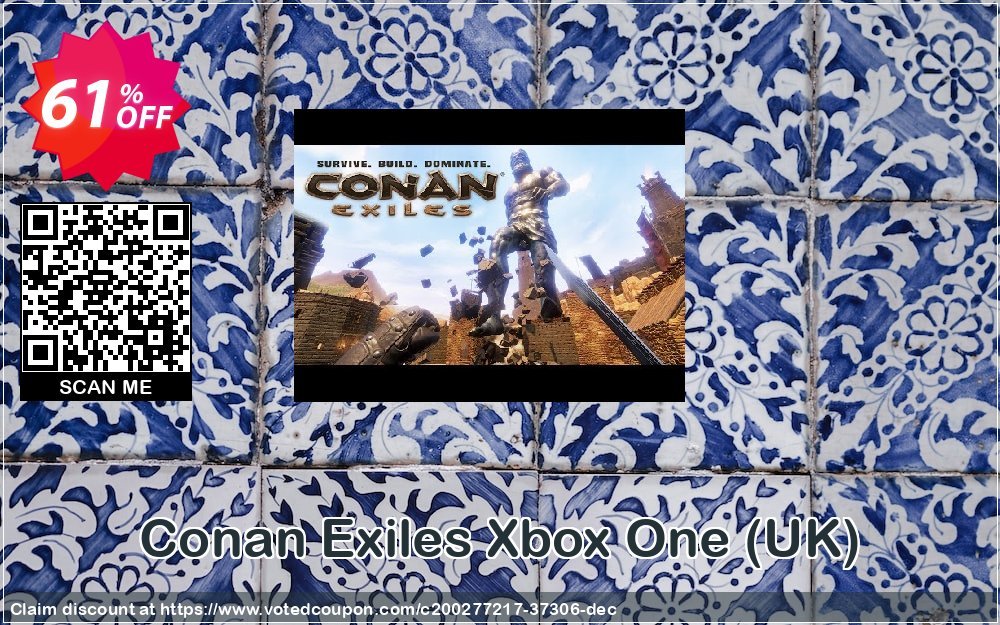 Conan Exiles Xbox One, UK  Coupon, discount Conan Exiles Xbox One (UK) Deal 2024 CDkeys. Promotion: Conan Exiles Xbox One (UK) Exclusive Sale offer 