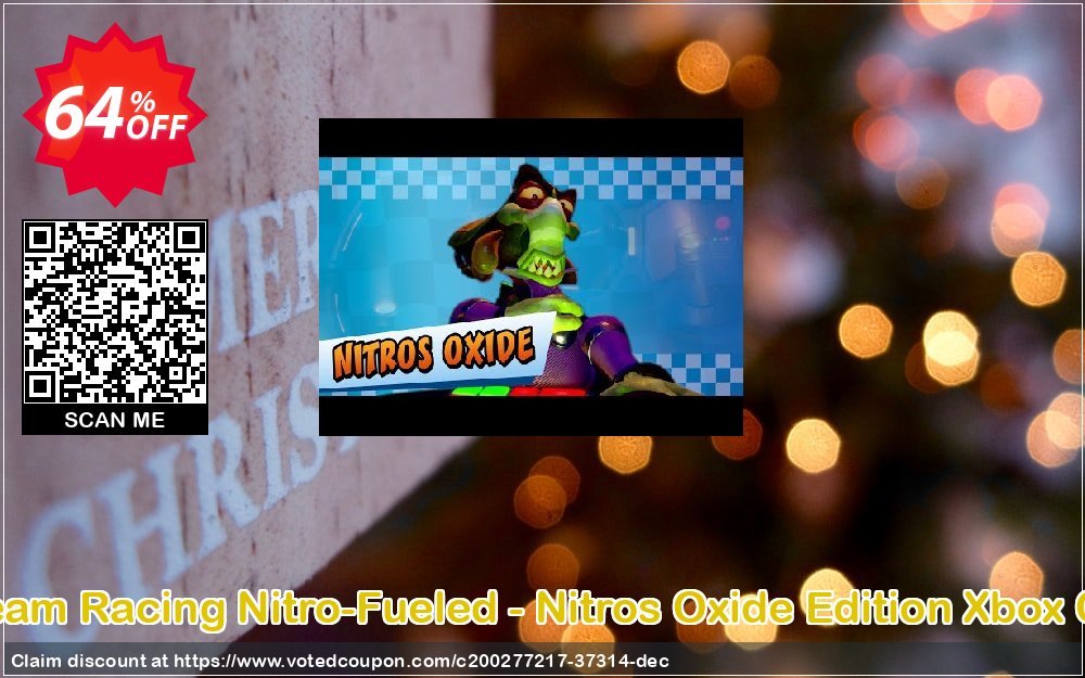 Crash Team Racing Nitro-Fueled - Nitros Oxide Edition Xbox One, UK  Coupon, discount Crash Team Racing Nitro-Fueled - Nitros Oxide Edition Xbox One (UK) Deal 2024 CDkeys. Promotion: Crash Team Racing Nitro-Fueled - Nitros Oxide Edition Xbox One (UK) Exclusive Sale offer 