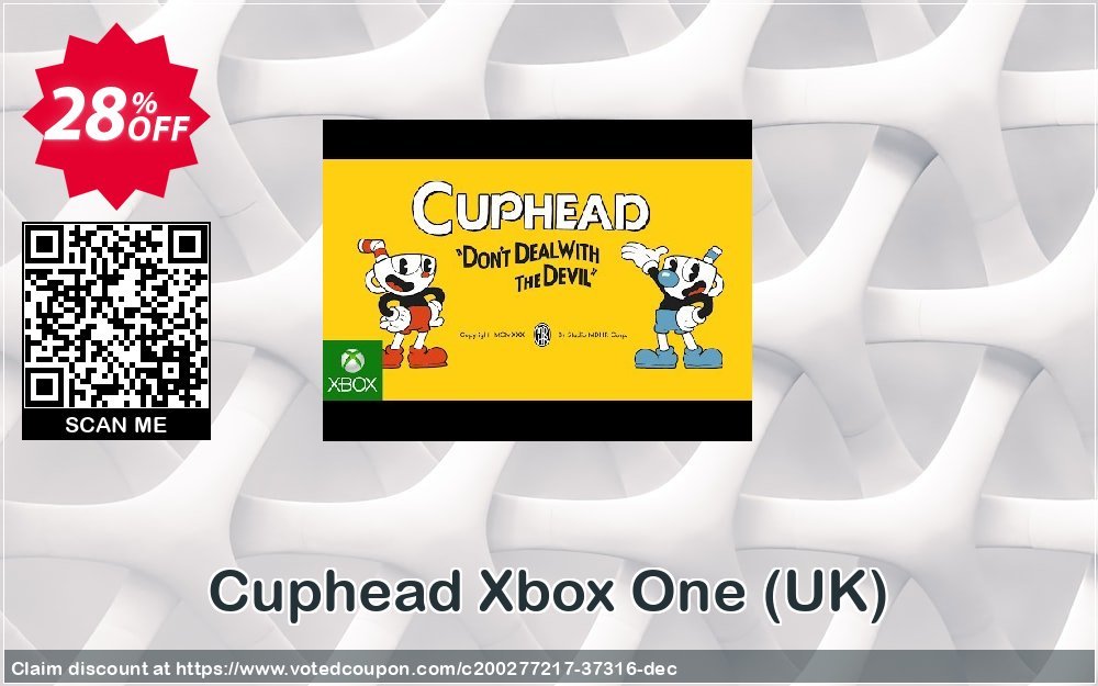 Cuphead Xbox One, UK  Coupon, discount Cuphead Xbox One (UK) Deal 2024 CDkeys. Promotion: Cuphead Xbox One (UK) Exclusive Sale offer 