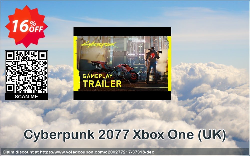 Cyberpunk 2077 Xbox One, UK  Coupon, discount Cyberpunk 2077 Xbox One (UK) Deal 2024 CDkeys. Promotion: Cyberpunk 2077 Xbox One (UK) Exclusive Sale offer 