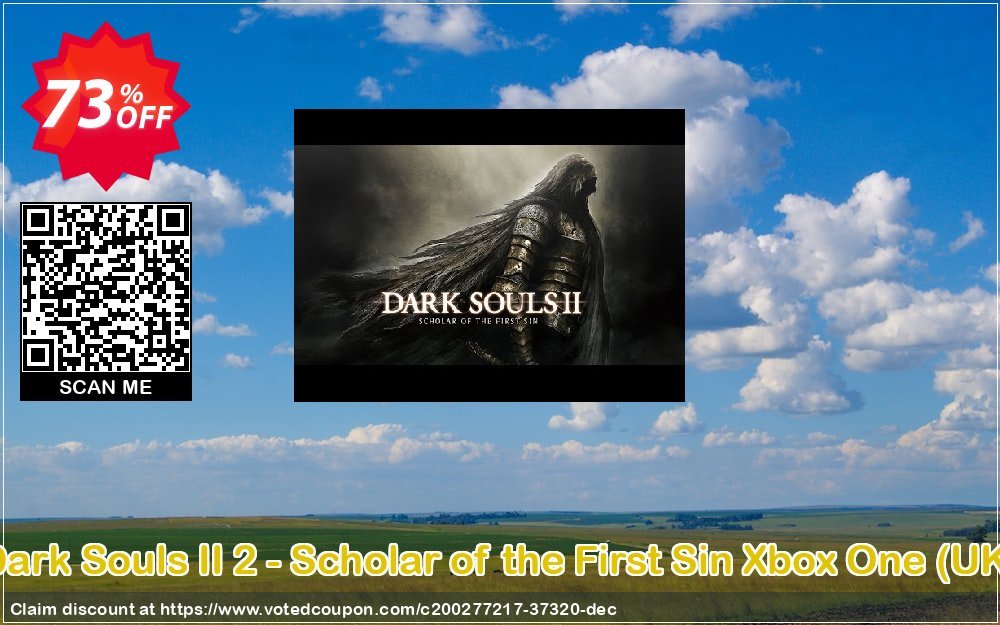 Dark Souls II 2 - Scholar of the First Sin Xbox One, UK  Coupon, discount Dark Souls II 2 - Scholar of the First Sin Xbox One (UK) Deal 2024 CDkeys. Promotion: Dark Souls II 2 - Scholar of the First Sin Xbox One (UK) Exclusive Sale offer 