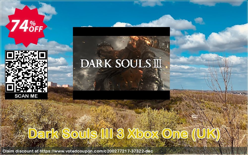 Dark Souls III 3 Xbox One, UK  Coupon, discount Dark Souls III 3 Xbox One (UK) Deal 2024 CDkeys. Promotion: Dark Souls III 3 Xbox One (UK) Exclusive Sale offer 