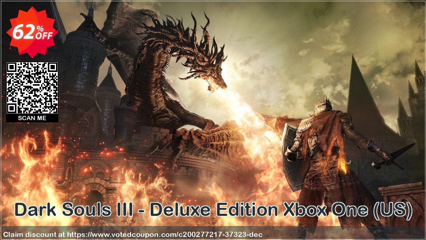 Dark Souls III - Deluxe Edition Xbox One, US  Coupon, discount Dark Souls III - Deluxe Edition Xbox One (US) Deal 2024 CDkeys. Promotion: Dark Souls III - Deluxe Edition Xbox One (US) Exclusive Sale offer 