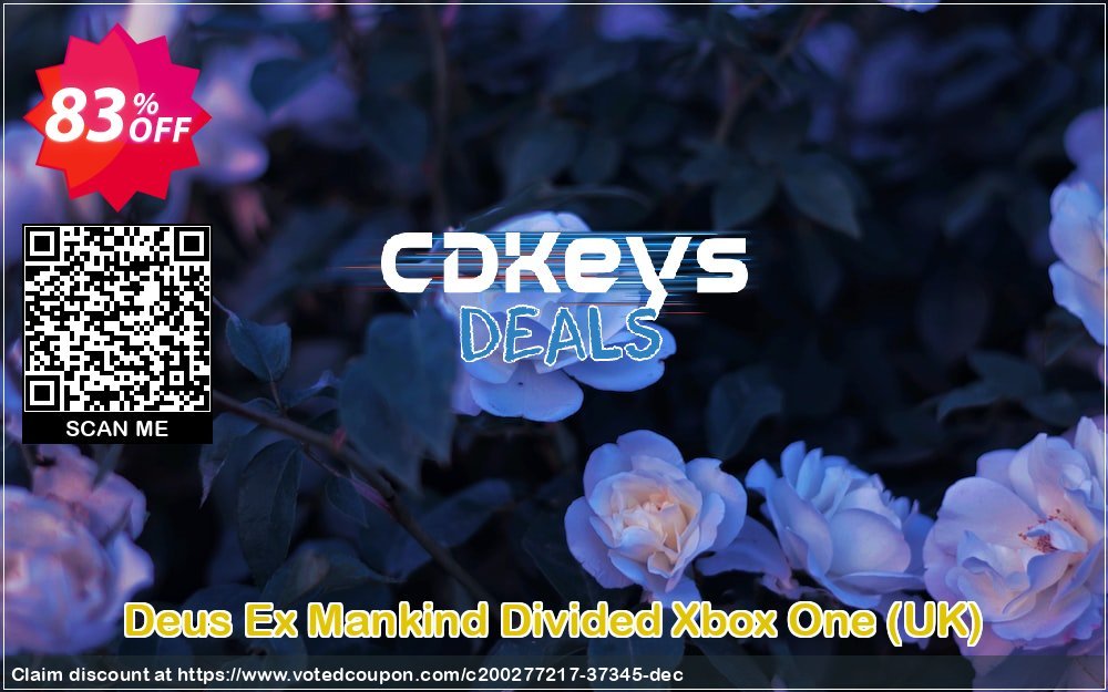 Deus Ex Mankind Divided Xbox One, UK  Coupon, discount Deus Ex Mankind Divided Xbox One (UK) Deal 2024 CDkeys. Promotion: Deus Ex Mankind Divided Xbox One (UK) Exclusive Sale offer 
