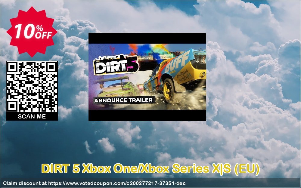 DIRT 5 Xbox One/Xbox Series X|S, EU  Coupon, discount DIRT 5 Xbox One/Xbox Series X|S (EU) Deal 2024 CDkeys. Promotion: DIRT 5 Xbox One/Xbox Series X|S (EU) Exclusive Sale offer 