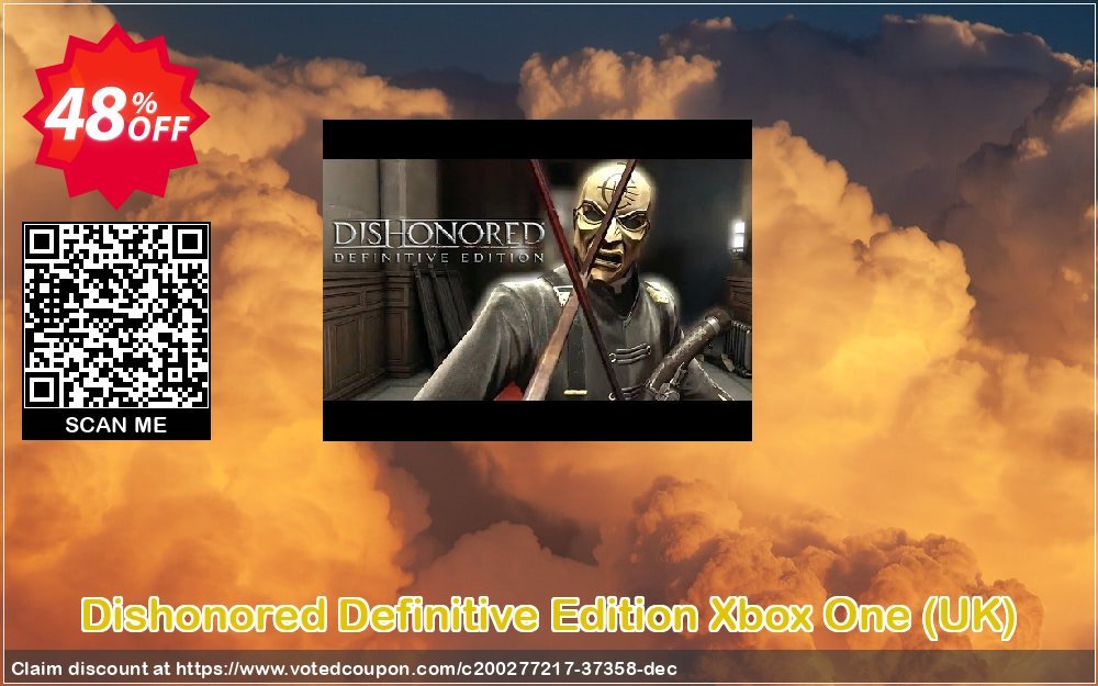 Dishonored Definitive Edition Xbox One, UK  Coupon, discount Dishonored Definitive Edition Xbox One (UK) Deal 2024 CDkeys. Promotion: Dishonored Definitive Edition Xbox One (UK) Exclusive Sale offer 