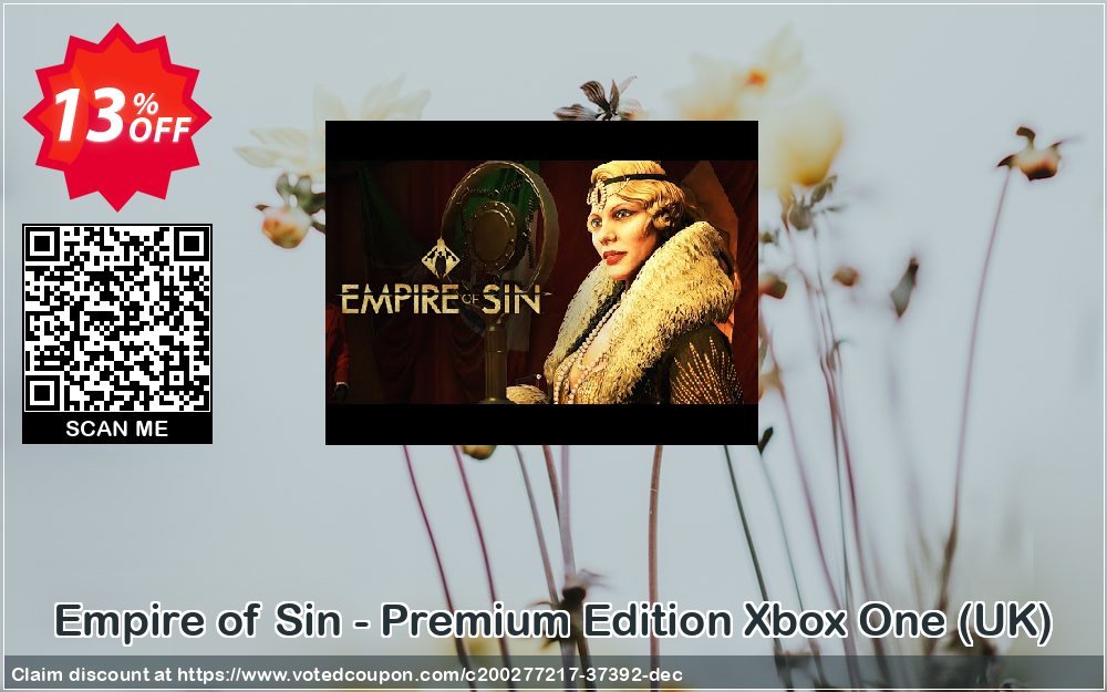 Empire of Sin - Premium Edition Xbox One, UK  Coupon, discount Empire of Sin - Premium Edition Xbox One (UK) Deal 2024 CDkeys. Promotion: Empire of Sin - Premium Edition Xbox One (UK) Exclusive Sale offer 