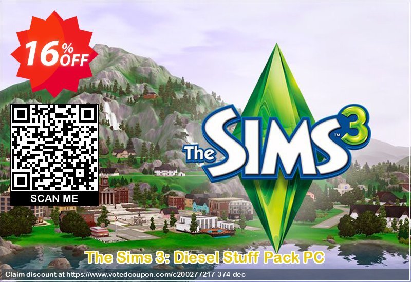 The Sims 3: Diesel Stuff Pack PC Coupon, discount The Sims 3: Diesel Stuff Pack PC Deal. Promotion: The Sims 3: Diesel Stuff Pack PC Exclusive offer 