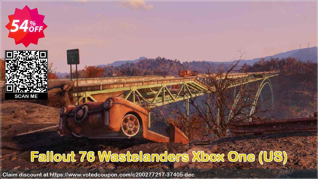 Fallout 76 Wastelanders Xbox One, US  Coupon, discount Fallout 76 Wastelanders Xbox One (US) Deal 2024 CDkeys. Promotion: Fallout 76 Wastelanders Xbox One (US) Exclusive Sale offer 