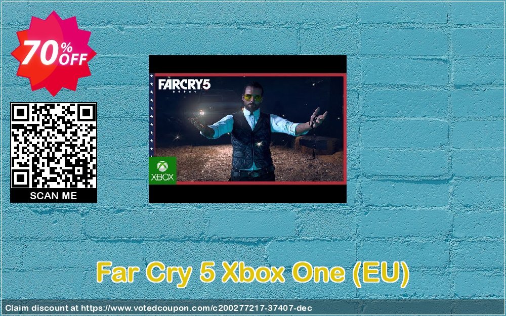 Far Cry 5 Xbox One, EU  Coupon, discount Far Cry 5 Xbox One (EU) Deal 2024 CDkeys. Promotion: Far Cry 5 Xbox One (EU) Exclusive Sale offer 