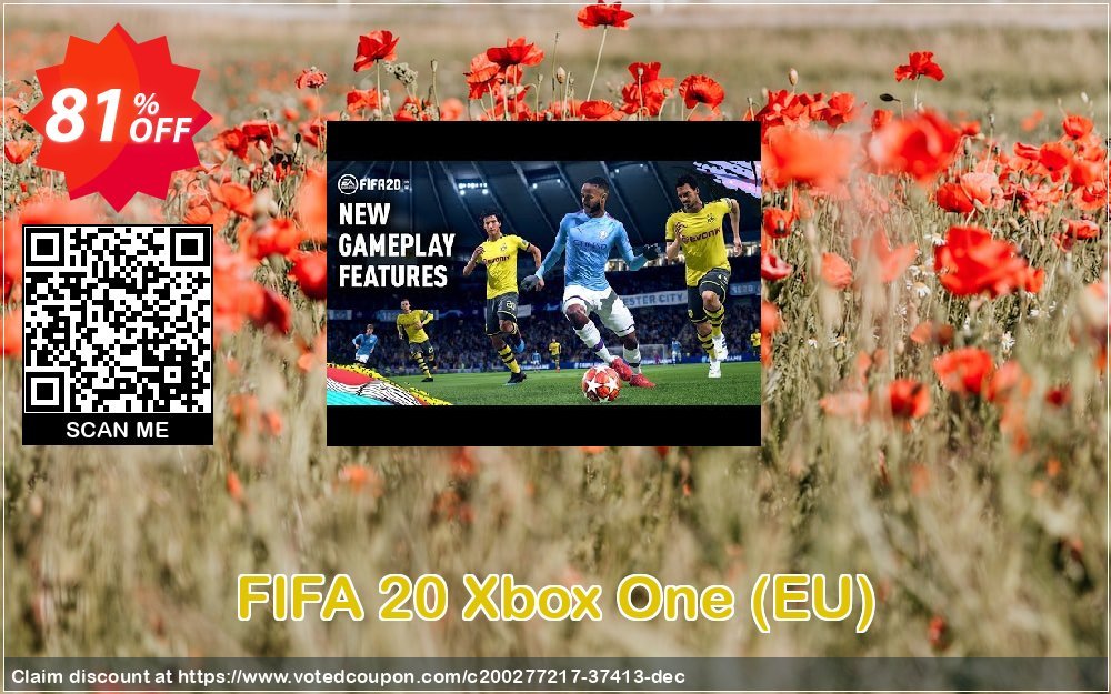 FIFA 20 Xbox One, EU  Coupon, discount FIFA 20 Xbox One (EU) Deal 2024 CDkeys. Promotion: FIFA 20 Xbox One (EU) Exclusive Sale offer 