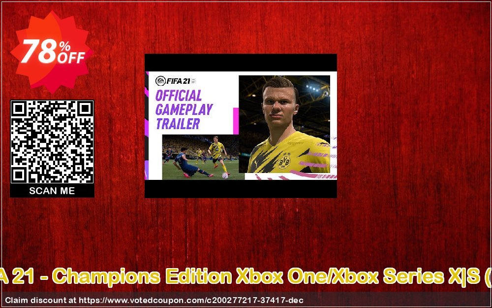FIFA 21 - Champions Edition Xbox One/Xbox Series X|S, UK  Coupon, discount FIFA 21 - Champions Edition Xbox One/Xbox Series X|S (UK) Deal 2024 CDkeys. Promotion: FIFA 21 - Champions Edition Xbox One/Xbox Series X|S (UK) Exclusive Sale offer 