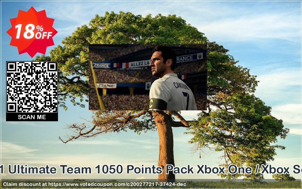 FIFA 21 Ultimate Team 1050 Points Pack Xbox One / Xbox Series X Coupon, discount FIFA 21 Ultimate Team 1050 Points Pack Xbox One / Xbox Series X Deal 2023 CDkeys. Promotion: FIFA 21 Ultimate Team 1050 Points Pack Xbox One / Xbox Series X Exclusive Sale offer 