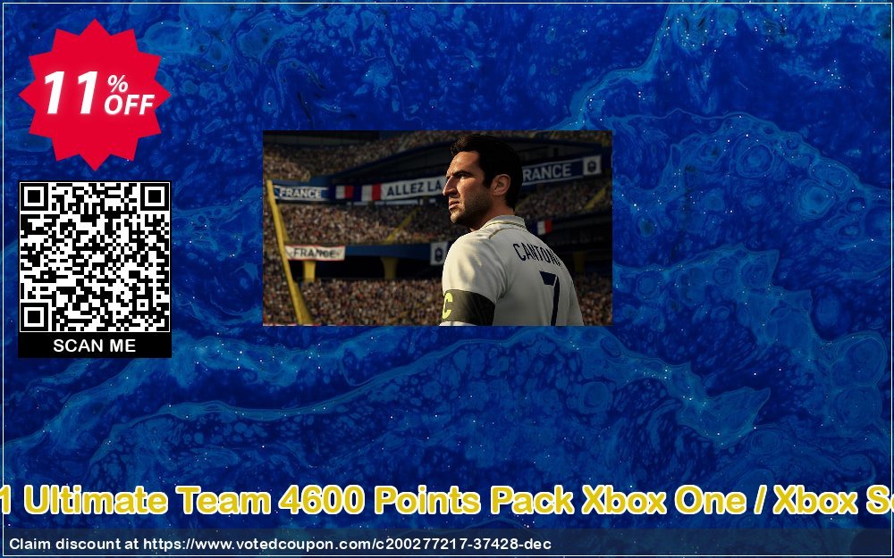 FIFA 21 Ultimate Team 4600 Points Pack Xbox One / Xbox Series X Coupon Code Apr 2024, 11% OFF - VotedCoupon