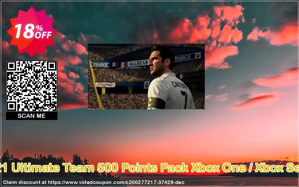 FIFA 21 Ultimate Team 500 Points Pack Xbox One / Xbox Series X Coupon, discount FIFA 21 Ultimate Team 500 Points Pack Xbox One / Xbox Series X Deal 2023 CDkeys. Promotion: FIFA 21 Ultimate Team 500 Points Pack Xbox One / Xbox Series X Exclusive Sale offer 