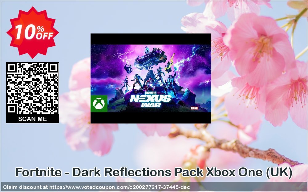 Fortnite - Dark Reflections Pack Xbox One, UK  Coupon, discount Fortnite - Dark Reflections Pack Xbox One (UK) Deal 2024 CDkeys. Promotion: Fortnite - Dark Reflections Pack Xbox One (UK) Exclusive Sale offer 