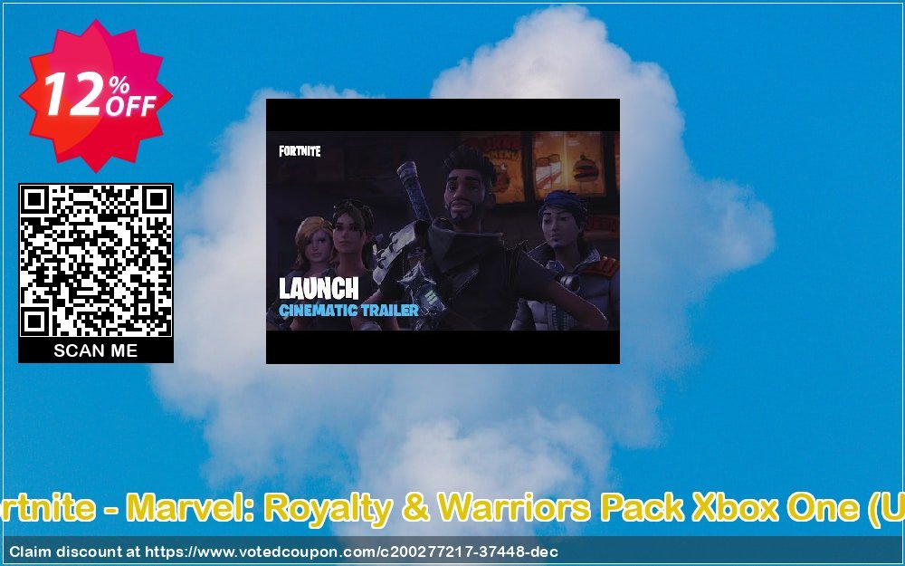 Fortnite - Marvel: Royalty & Warriors Pack Xbox One, UK  Coupon, discount Fortnite - Marvel: Royalty & Warriors Pack Xbox One (UK) Deal 2024 CDkeys. Promotion: Fortnite - Marvel: Royalty & Warriors Pack Xbox One (UK) Exclusive Sale offer 