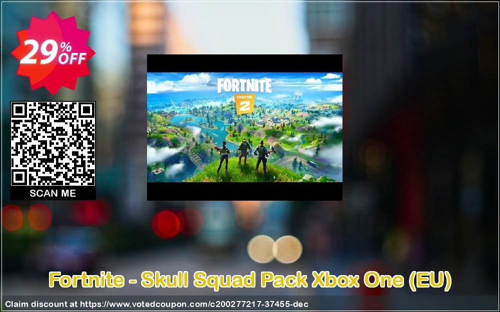 Fortnite - Skull Squad Pack Xbox One, EU  Coupon Code May 2024, 29% OFF - VotedCoupon