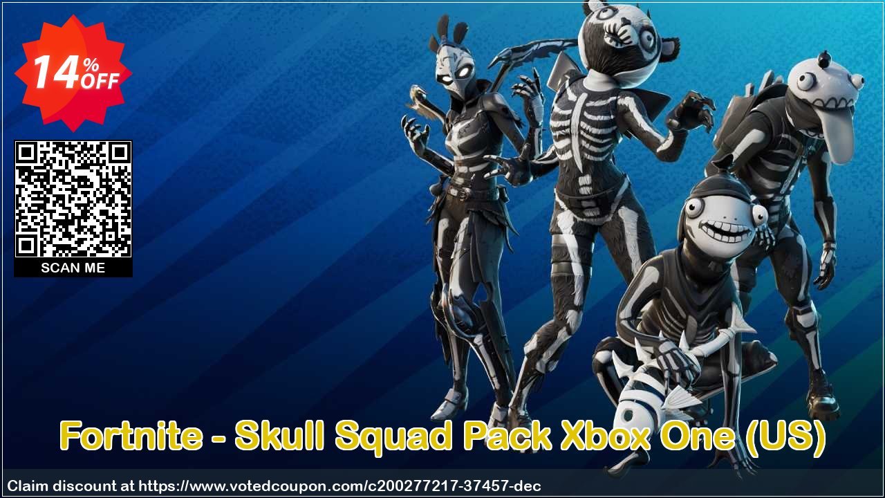 Fortnite - Skull Squad Pack Xbox One, US  Coupon Code Apr 2024, 14% OFF - VotedCoupon