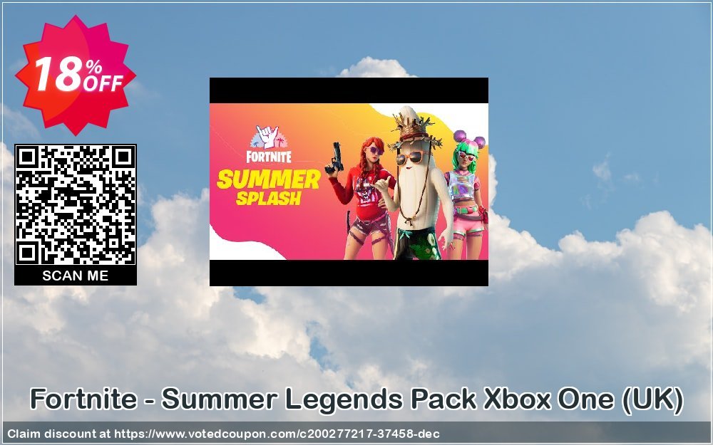 Fortnite - Summer Legends Pack Xbox One, UK  Coupon, discount Fortnite - Summer Legends Pack Xbox One (UK) Deal 2024 CDkeys. Promotion: Fortnite - Summer Legends Pack Xbox One (UK) Exclusive Sale offer 