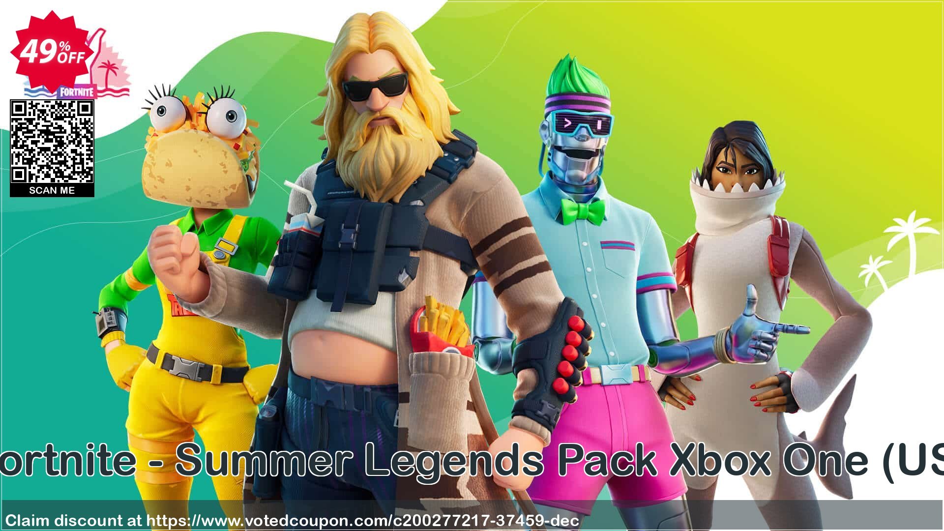Fortnite - Summer Legends Pack Xbox One, US  Coupon Code Apr 2024, 49% OFF - VotedCoupon