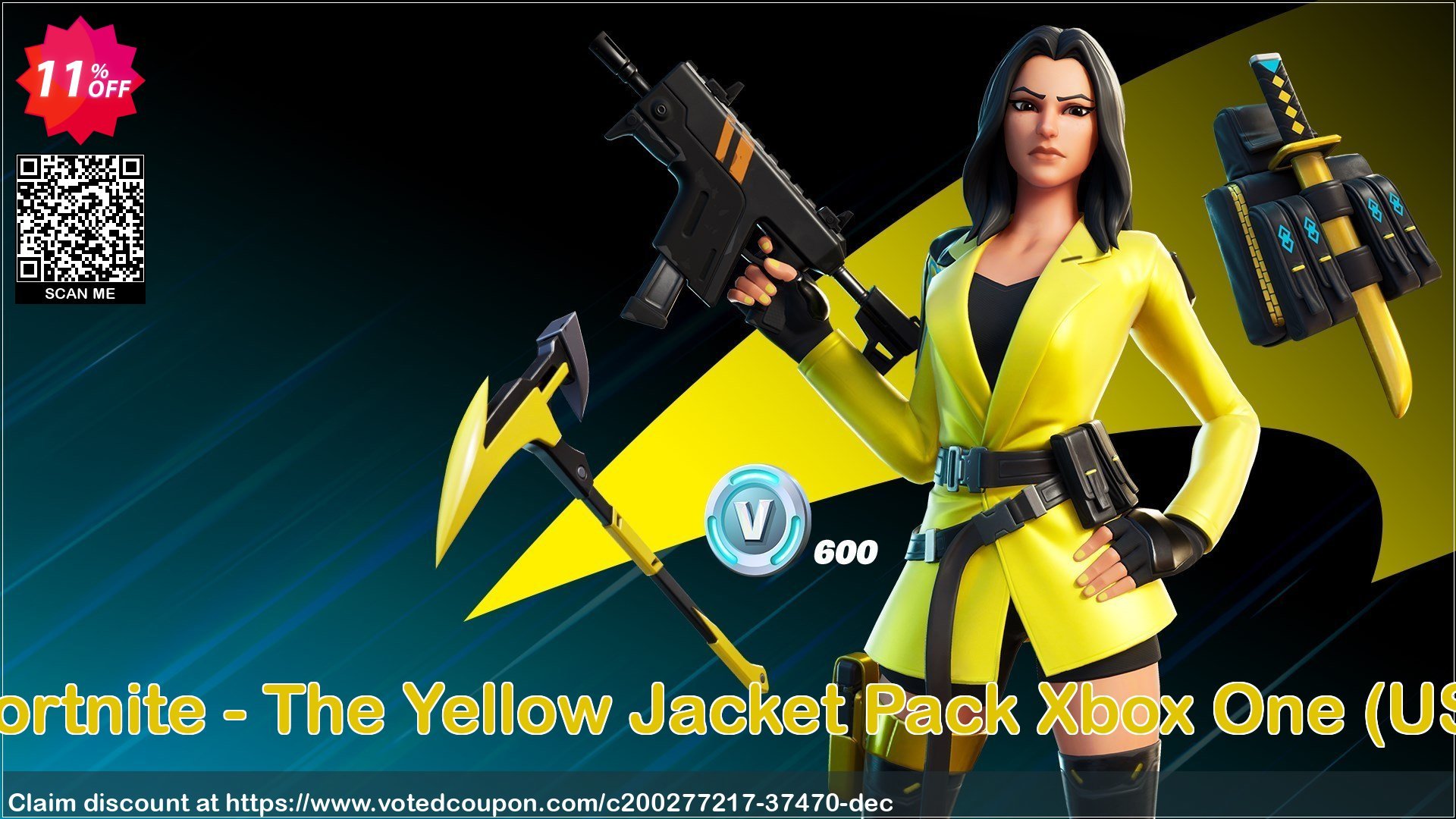 Fortnite - The Yellow Jacket Pack Xbox One, US  Coupon Code Apr 2024, 11% OFF - VotedCoupon