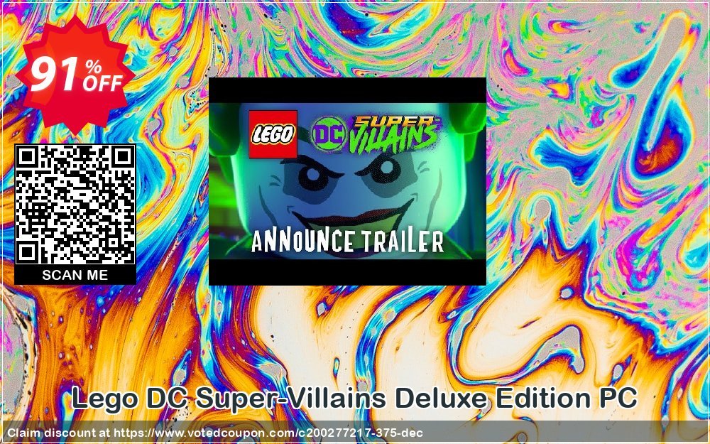 Lego DC Super-Villains Deluxe Edition PC Coupon, discount Lego DC Super-Villains Deluxe Edition PC Deal. Promotion: Lego DC Super-Villains Deluxe Edition PC Exclusive offer 