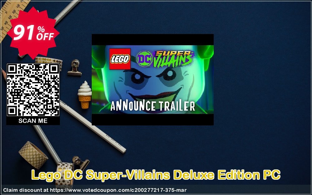 Lego DC Super-Villains Deluxe Edition PC Coupon Code Apr 2024, 91% OFF - VotedCoupon