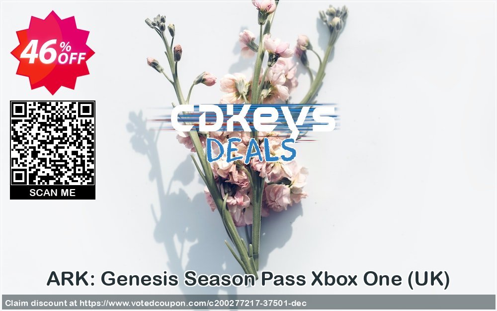 ARK: Genesis Season Pass Xbox One, UK  Coupon, discount ARK: Genesis Season Pass Xbox One (UK) Deal 2024 CDkeys. Promotion: ARK: Genesis Season Pass Xbox One (UK) Exclusive Sale offer 