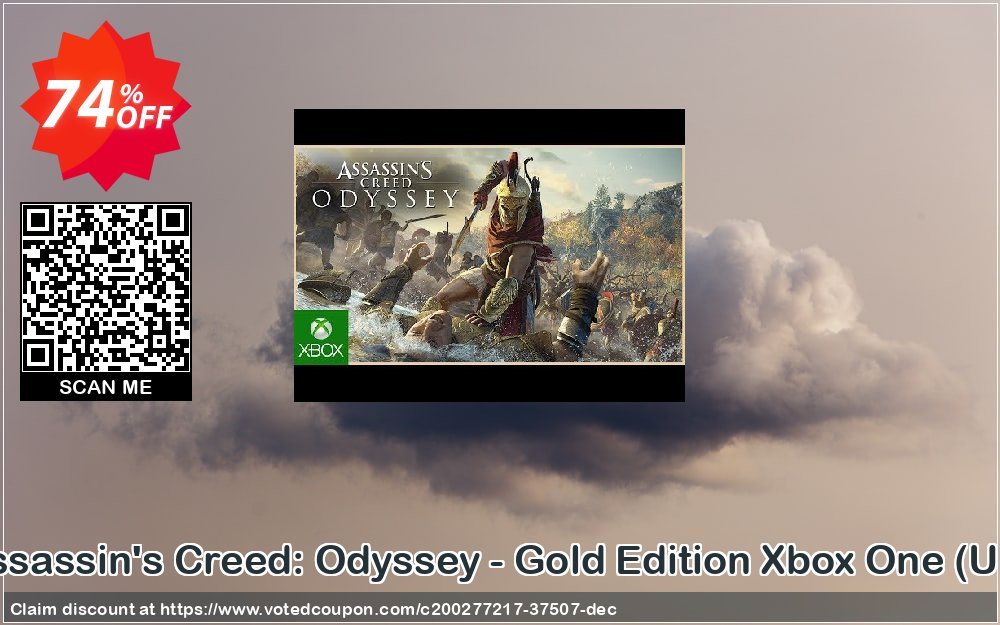 Assassin&#039;s Creed: Odyssey - Gold Edition Xbox One, UK  Coupon, discount Assassin's Creed: Odyssey - Gold Edition Xbox One (UK) Deal 2024 CDkeys. Promotion: Assassin's Creed: Odyssey - Gold Edition Xbox One (UK) Exclusive Sale offer 