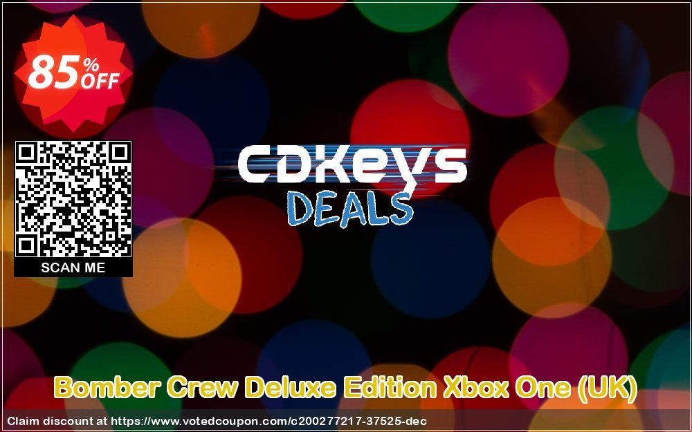 Bomber Crew Deluxe Edition Xbox One, UK  Coupon, discount Bomber Crew Deluxe Edition Xbox One (UK) Deal 2024 CDkeys. Promotion: Bomber Crew Deluxe Edition Xbox One (UK) Exclusive Sale offer 