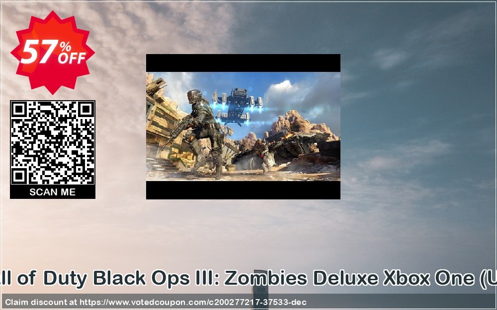 Call of Duty Black Ops III: Zombies Deluxe Xbox One, US  Coupon, discount Call of Duty Black Ops III: Zombies Deluxe Xbox One (US) Deal 2023 CDkeys. Promotion: Call of Duty Black Ops III: Zombies Deluxe Xbox One (US) Exclusive Sale offer 