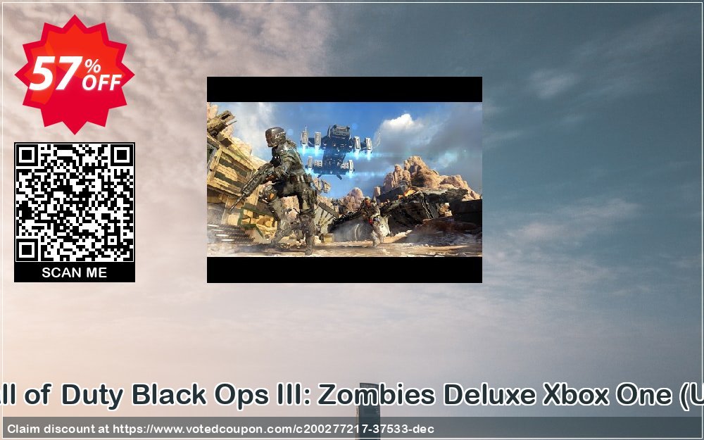 Call of Duty Black Ops III: Zombies Deluxe Xbox One, US  Coupon Code Apr 2024, 57% OFF - VotedCoupon