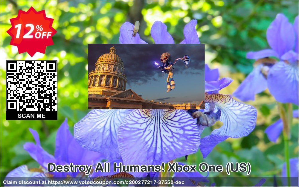 Destroy All Humans! Xbox One, US  Coupon, discount Destroy All Humans! Xbox One (US) Deal 2024 CDkeys. Promotion: Destroy All Humans! Xbox One (US) Exclusive Sale offer 