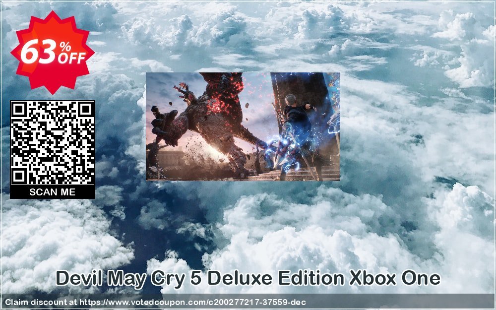 Devil May Cry 5 Deluxe Edition Xbox One Coupon, discount Devil May Cry 5 Deluxe Edition Xbox One Deal 2024 CDkeys. Promotion: Devil May Cry 5 Deluxe Edition Xbox One Exclusive Sale offer 