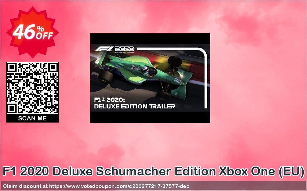 F1 2020 Deluxe SchuMACher Edition Xbox One, EU  Coupon, discount F1 2024 Deluxe Schumacher Edition Xbox One (EU) Deal 2024 CDkeys. Promotion: F1 2020 Deluxe Schumacher Edition Xbox One (EU) Exclusive Sale offer 