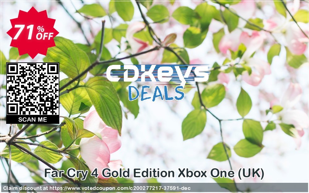 Far Cry 4 Gold Edition Xbox One, UK  Coupon, discount Far Cry 4 Gold Edition Xbox One (UK) Deal 2024 CDkeys. Promotion: Far Cry 4 Gold Edition Xbox One (UK) Exclusive Sale offer 