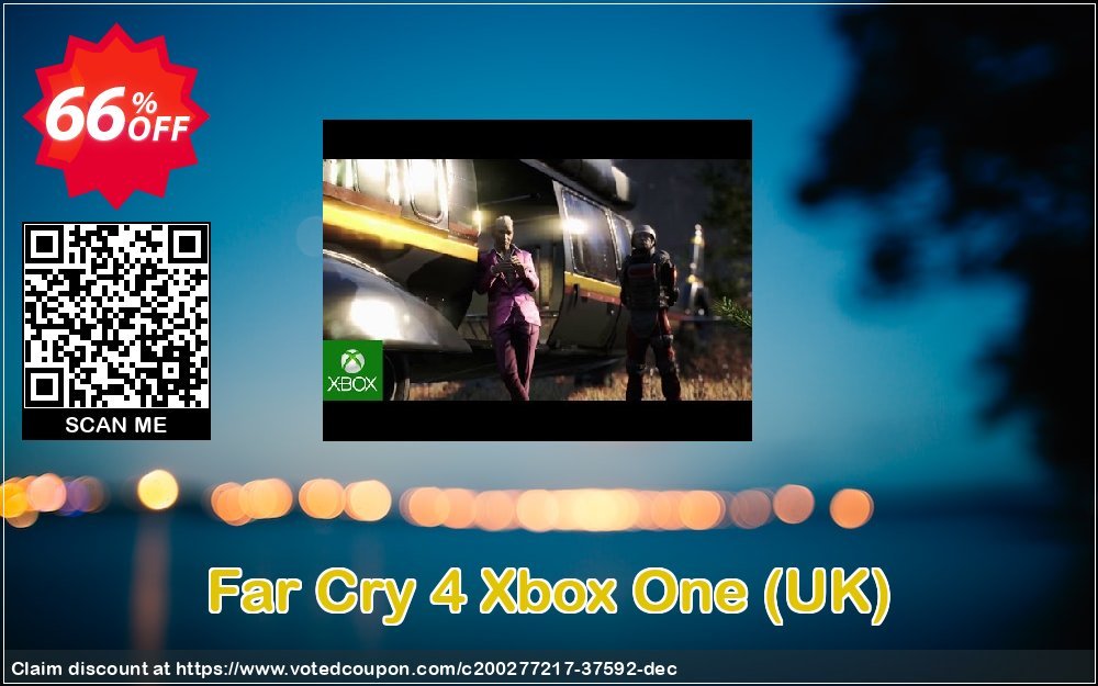 Far Cry 4 Xbox One, UK  Coupon, discount Far Cry 4 Xbox One (UK) Deal 2024 CDkeys. Promotion: Far Cry 4 Xbox One (UK) Exclusive Sale offer 