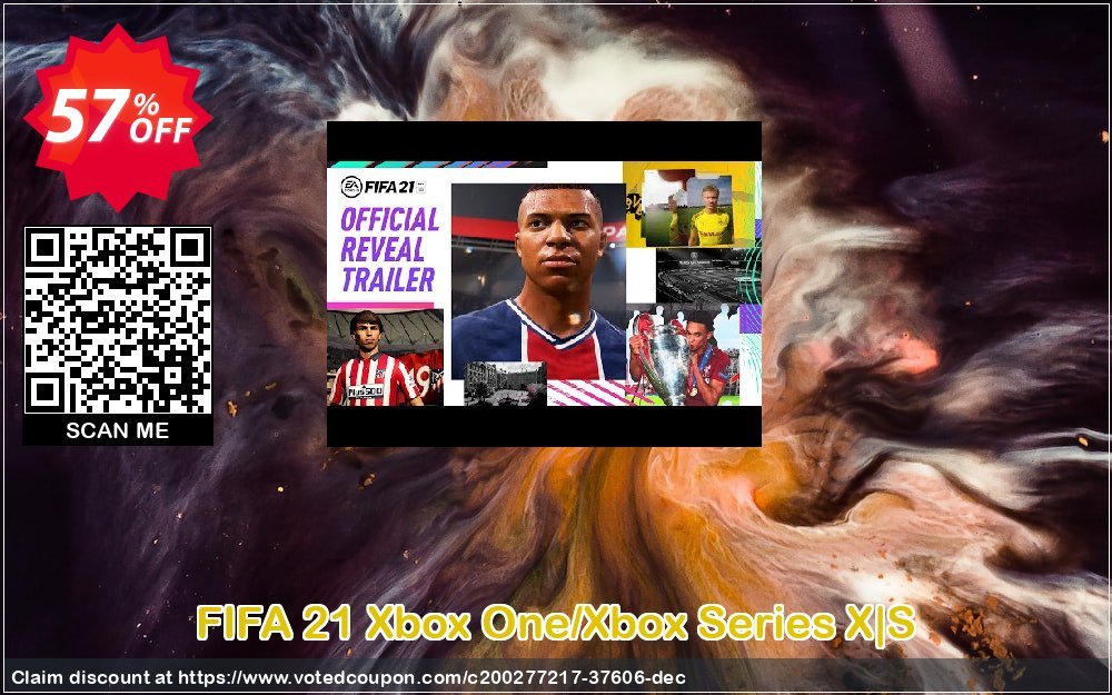 FIFA 21 Xbox One/Xbox Series X|S Coupon, discount FIFA 21 Xbox One/Xbox Series X|S Deal 2024 CDkeys. Promotion: FIFA 21 Xbox One/Xbox Series X|S Exclusive Sale offer 