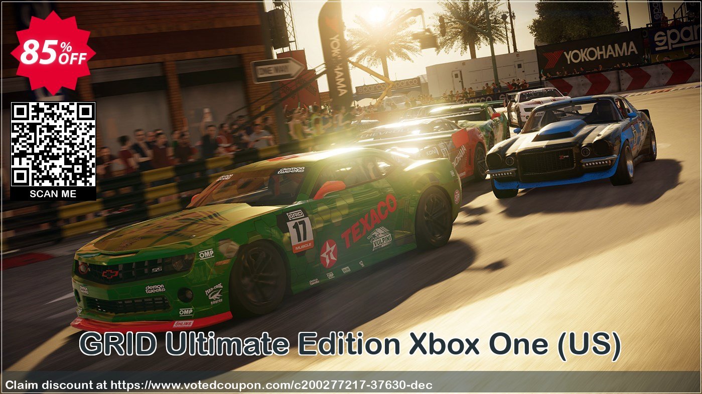 GRID Ultimate Edition Xbox One, US  Coupon, discount GRID Ultimate Edition Xbox One (US) Deal 2024 CDkeys. Promotion: GRID Ultimate Edition Xbox One (US) Exclusive Sale offer 