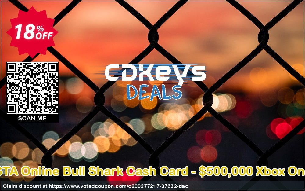 GTA Online Bull Shark Cash Card - $500,000 Xbox One