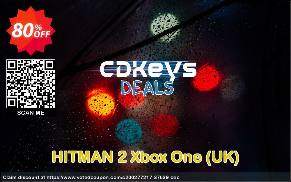 HITMAN 2 Xbox One, UK  Coupon, discount HITMAN 2 Xbox One (UK) Deal 2023 CDkeys. Promotion: HITMAN 2 Xbox One (UK) Exclusive Sale offer 