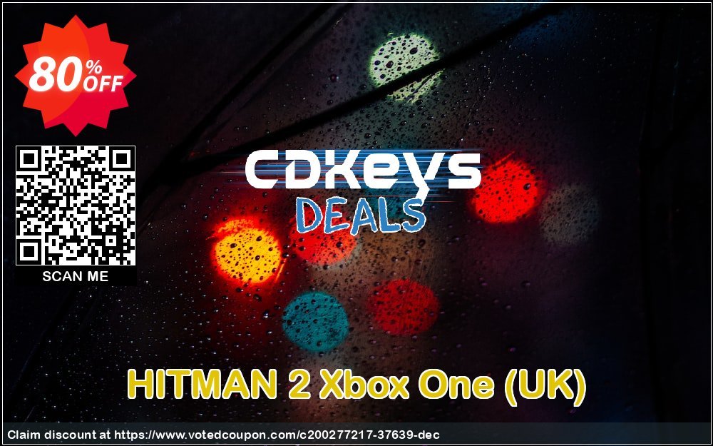 HITMAN 2 Xbox One, UK  Coupon, discount HITMAN 2 Xbox One (UK) Deal 2024 CDkeys. Promotion: HITMAN 2 Xbox One (UK) Exclusive Sale offer 