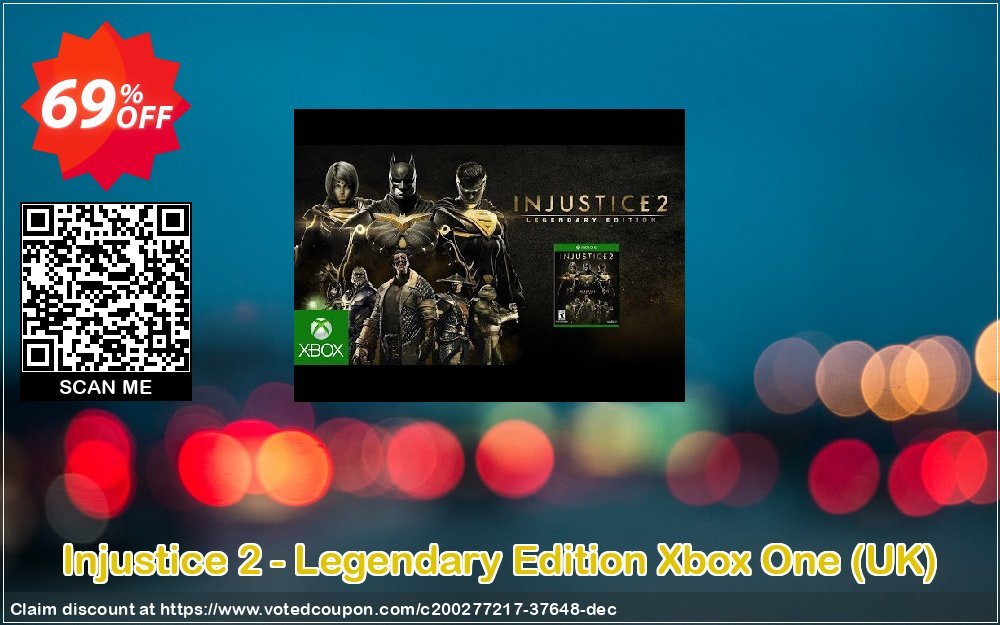 Injustice 2 - Legendary Edition Xbox One, UK  Coupon, discount Injustice 2 - Legendary Edition Xbox One (UK) Deal 2023 CDkeys. Promotion: Injustice 2 - Legendary Edition Xbox One (UK) Exclusive Sale offer 