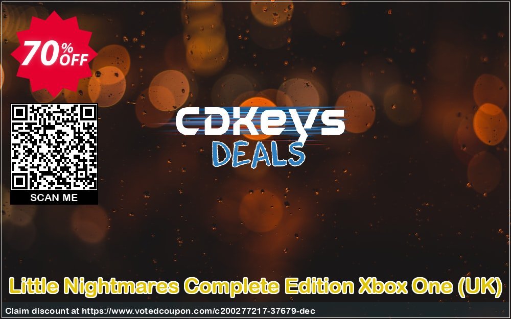 Little Nightmares Complete Edition Xbox One, UK  Coupon, discount Little Nightmares Complete Edition Xbox One (UK) Deal 2024 CDkeys. Promotion: Little Nightmares Complete Edition Xbox One (UK) Exclusive Sale offer 