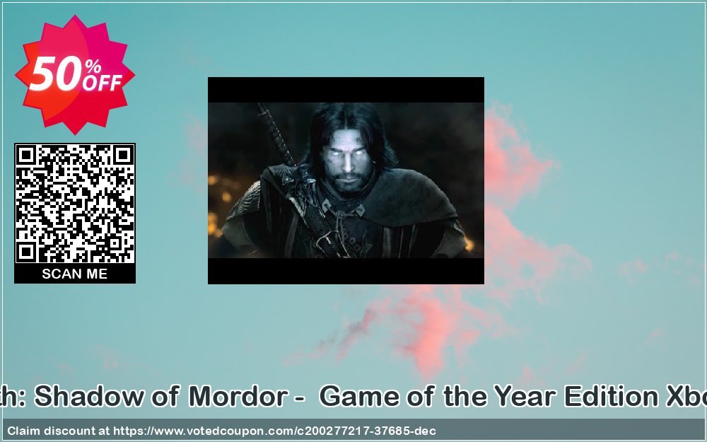 Middle-Earth: Shadow of Mordor -  Game of the Year Edition Xbox One, UK  Coupon, discount Middle-Earth: Shadow of Mordor -  Game of the Year Edition Xbox One (UK) Deal 2024 CDkeys. Promotion: Middle-Earth: Shadow of Mordor -  Game of the Year Edition Xbox One (UK) Exclusive Sale offer 